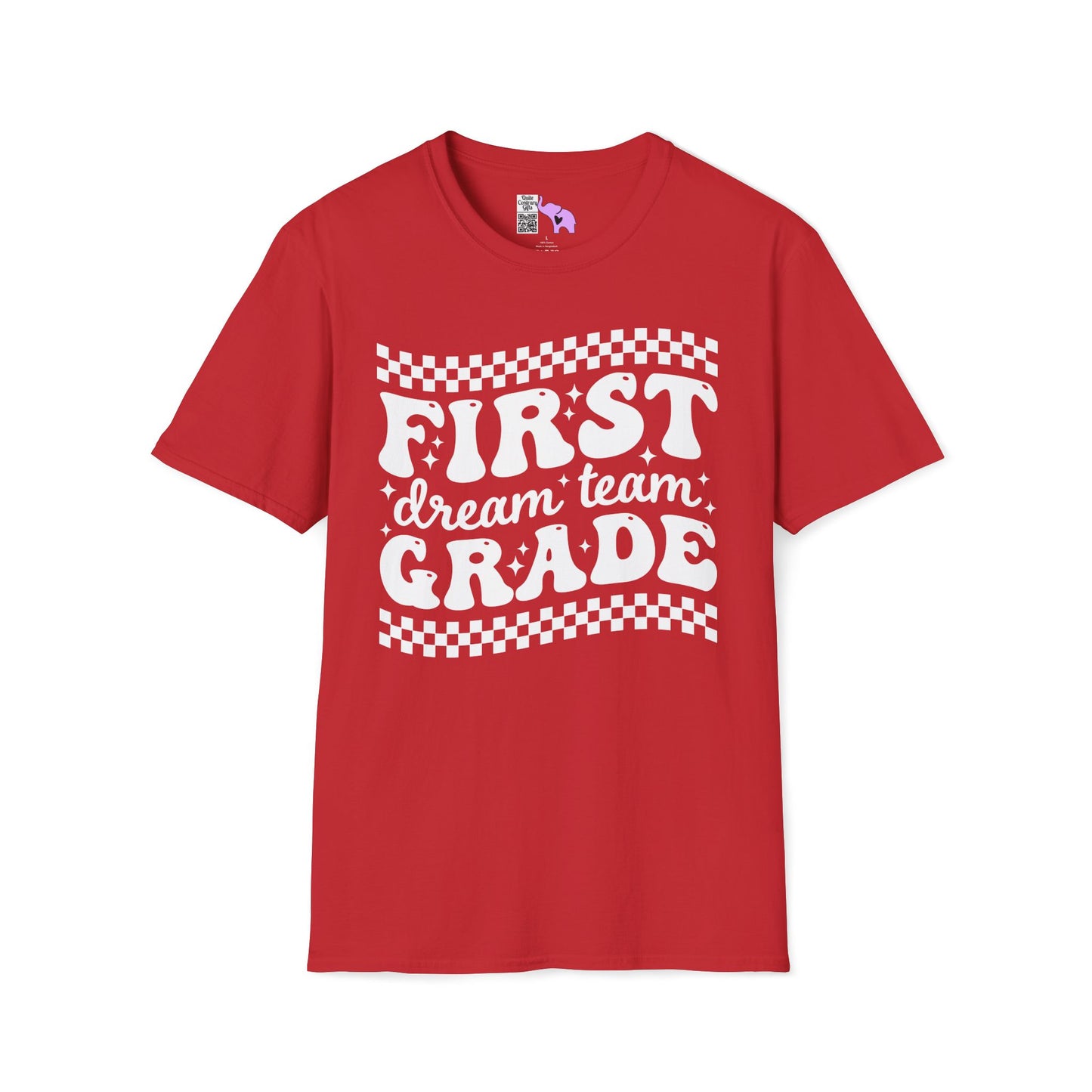 First Grade Dream Team Adult T-shirt