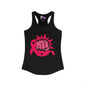 Breast Cancer Warrior Punch Women's Ideal Racerback Tank