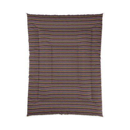 Midnight Clay Cairn Stripes Comforter