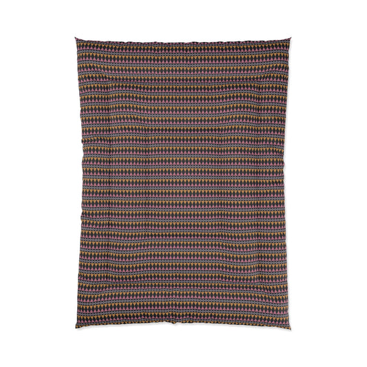 Midnight Clay Cairn Stripes Comforter