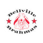 Bellville Brahmas Classic, Black Kiss-Cut Decal