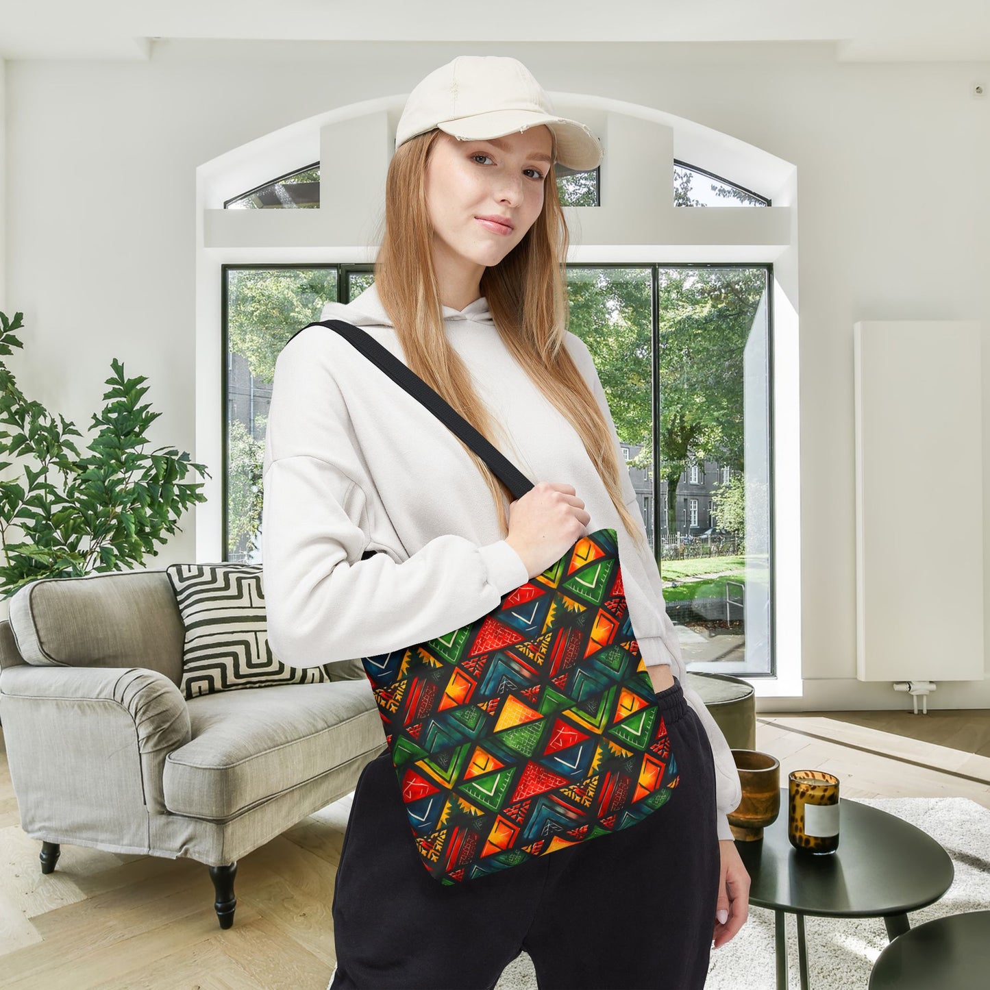 Ancestor Echo Canvas Tote Bag