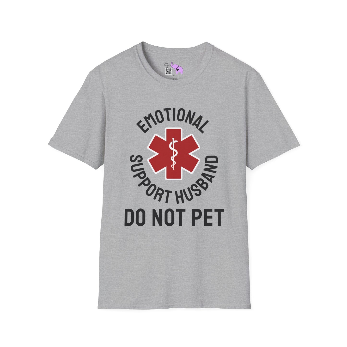 Emotional Support Husband Do Not Pet Adult T-shirt