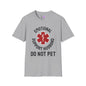 Emotional Support Husband Do Not Pet Adult T-shirt