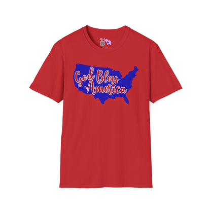 God Bless America Adult T-shirt