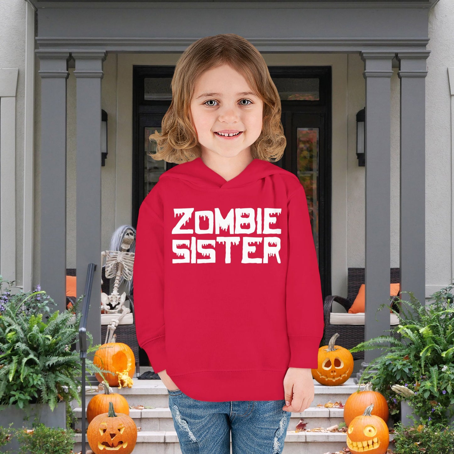 ""Zombie Sister Toddler Hoodie