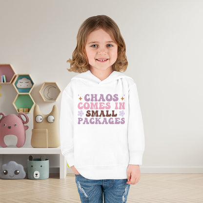 Chaos Comes In Small Packages Toddler Hoodie