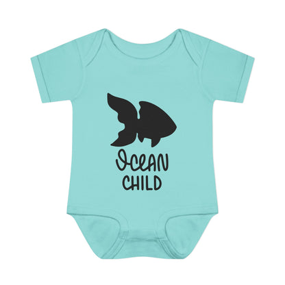 Ocean Child Infant Baby Rib Bodysuit