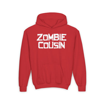 ""Zombie Cousin Youth Heavy Blend Hoodie