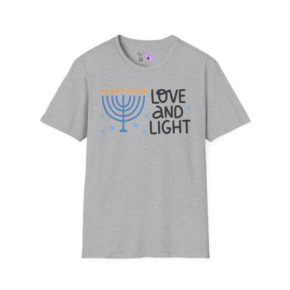 Hanukkah Love & Light 4 Adult T-shirt