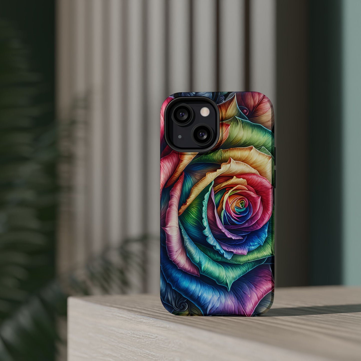 Colorful Rose MagSafe® Compatible Tough Case for iPhone