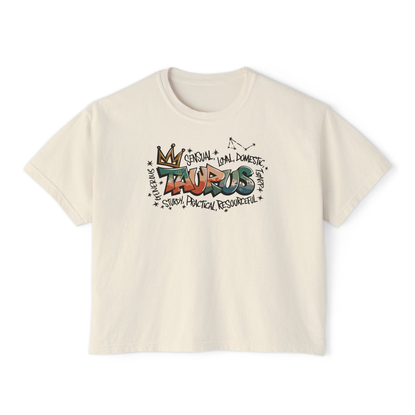 Taurus Street Art Women's Boxy Tee