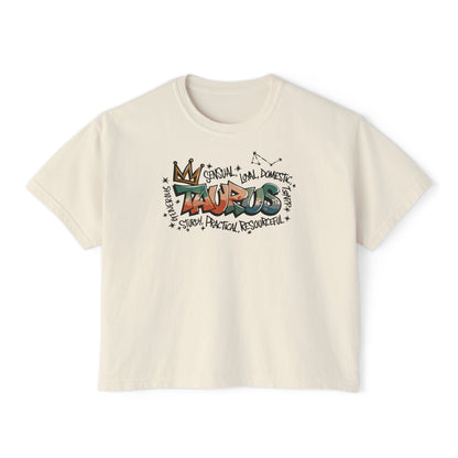 Taurus Street Art Women's Boxy Tee