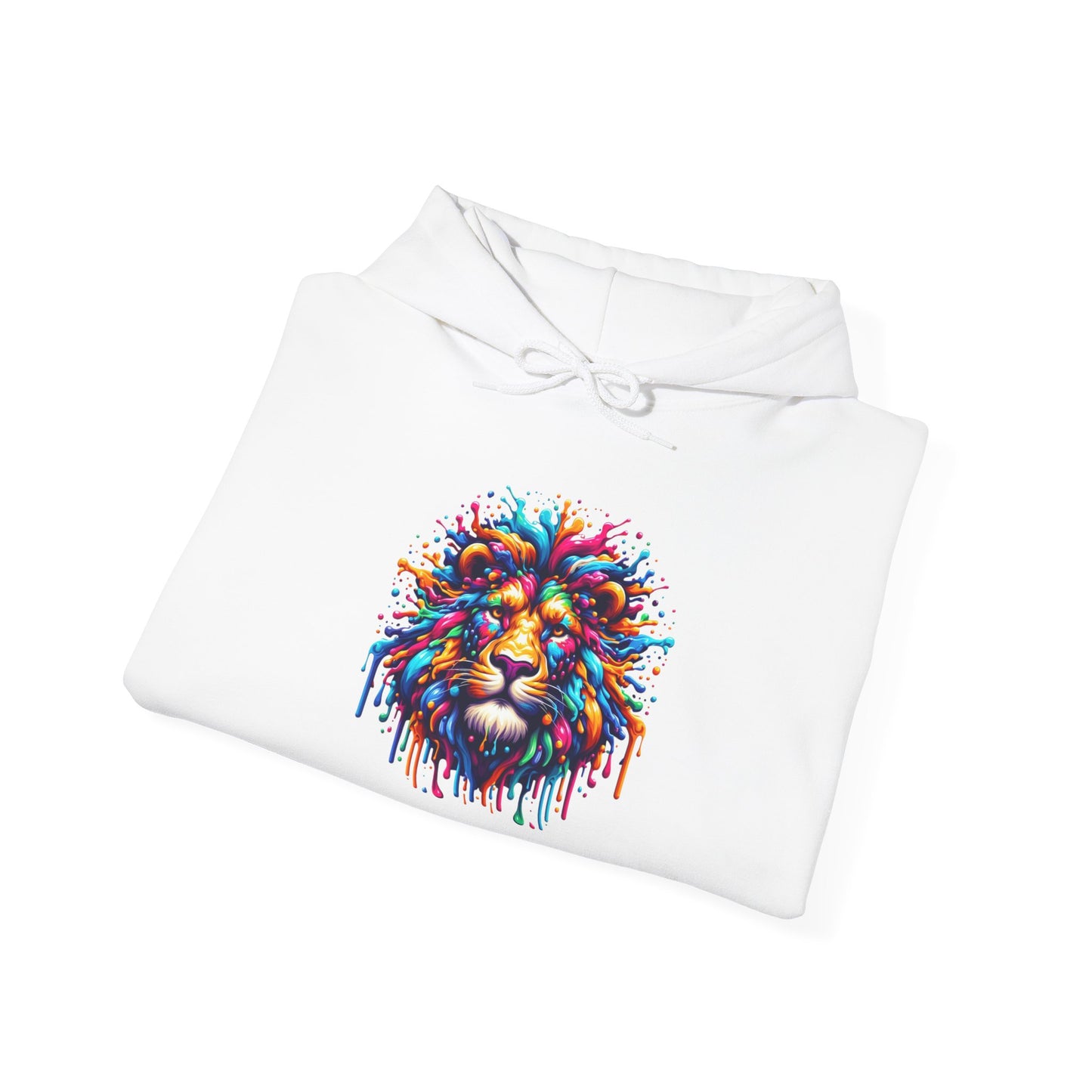 Colorful Lion Heavy Blend™ Hooded Sweatshirt