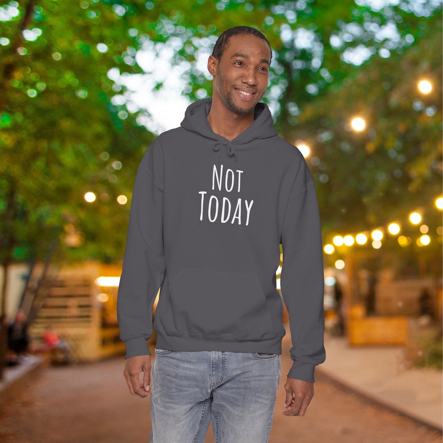 Not Today Heavy Blend™ Hooded Sweatshirt