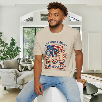United States of America 250th Anniversary Adult T-shirt