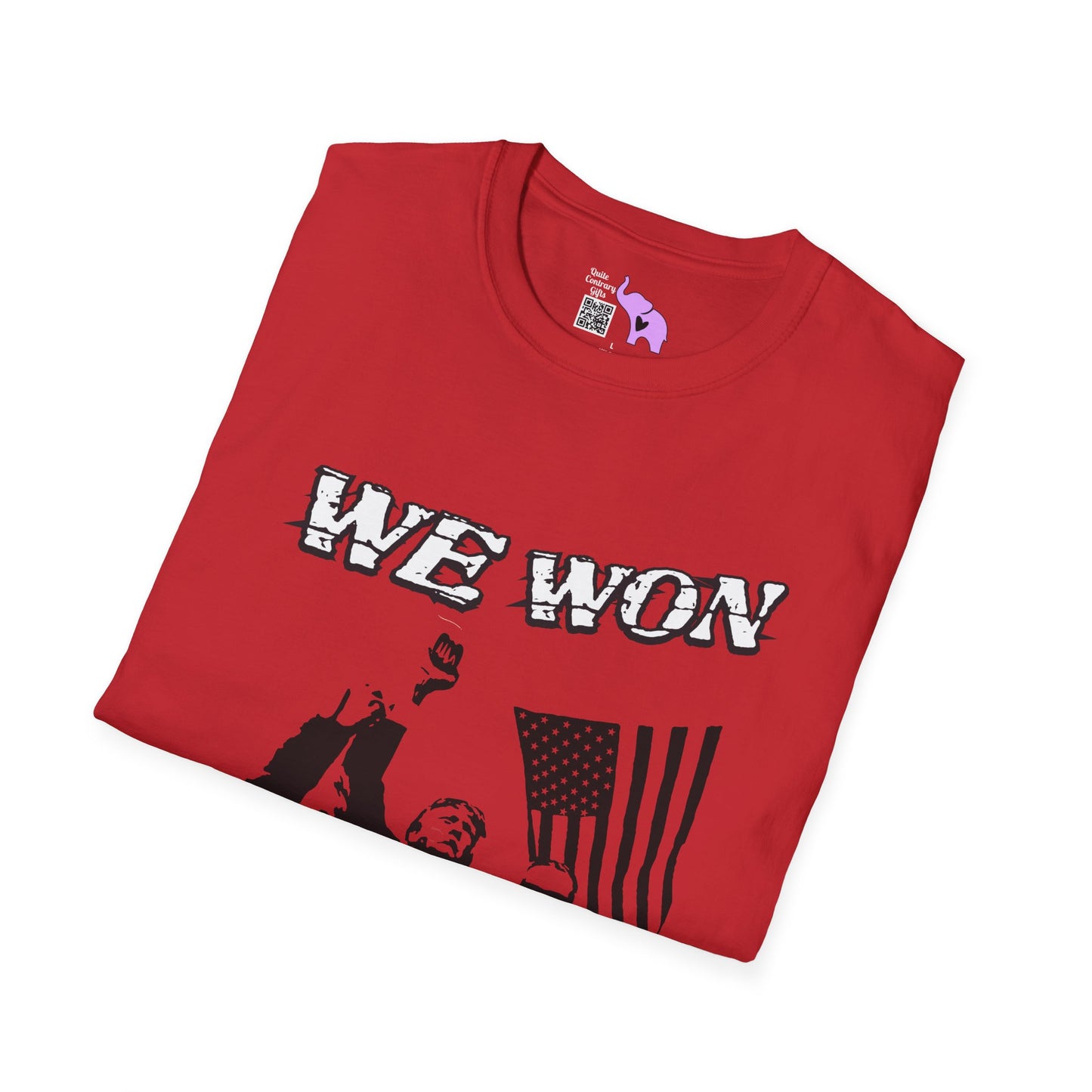 We Won (Raised Fist) Adult T-shirt