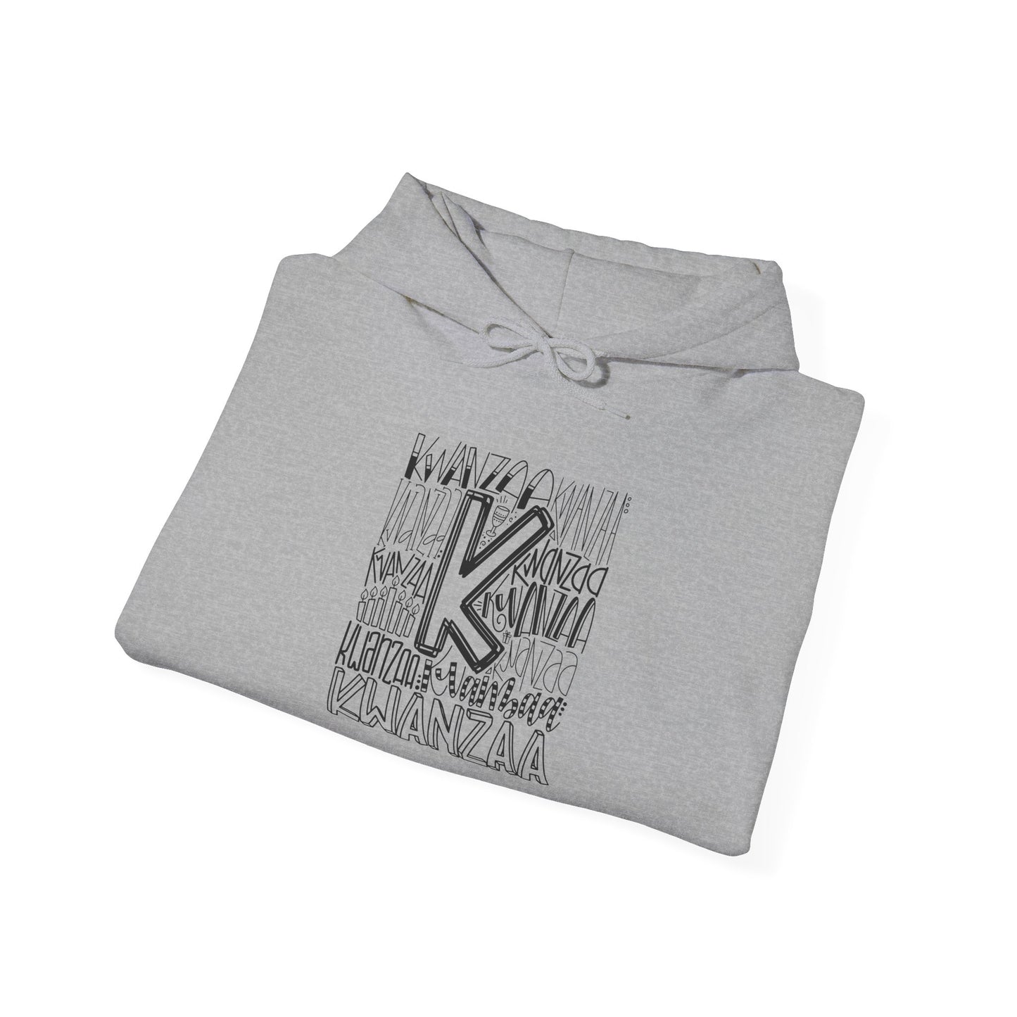 Kwanzaa Wordcloud Adult Heavy Blend™ Hoodie