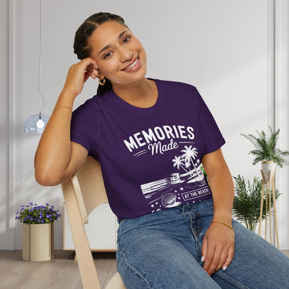 Memories Made at the Beach Last A Lifetime Adult T-shirt