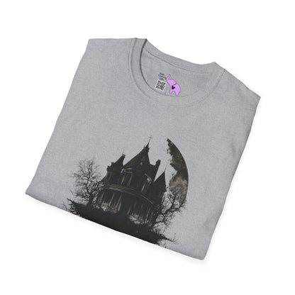 Halloween Haunted House Adult T-shirt