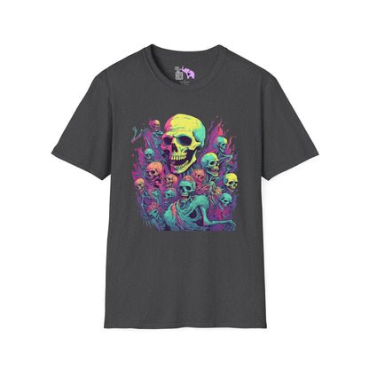 Skeleton Gathering Adult T-shirt