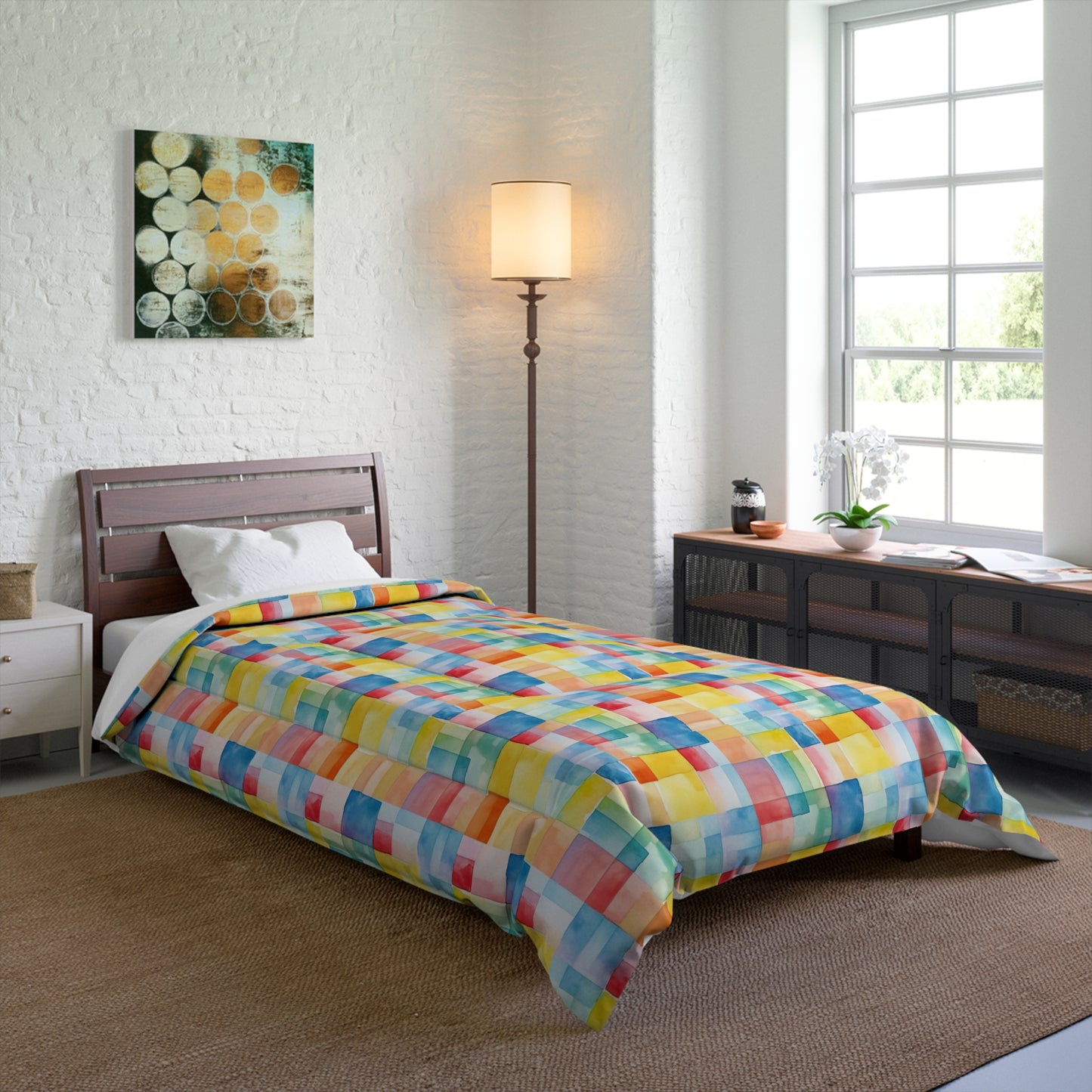 Mosaic Meadows Basic Bedding Set