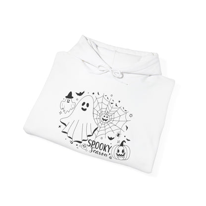Spooky Season (Ghosts & Spider Webs) Heavy Blend™ Hooded Sweatshirt