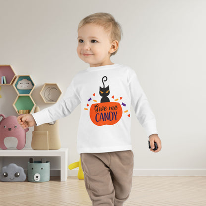Give Me Candy Toddler Long Sleeve Tee
