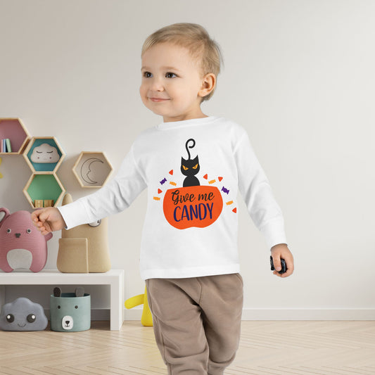 Give Me Candy Toddler Long Sleeve Tee
