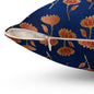 Crimson Luxe Petals Throw Pillow