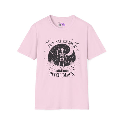 Just A Little Ray of Pitch Black (Crescent Moon) Adult T-shirt