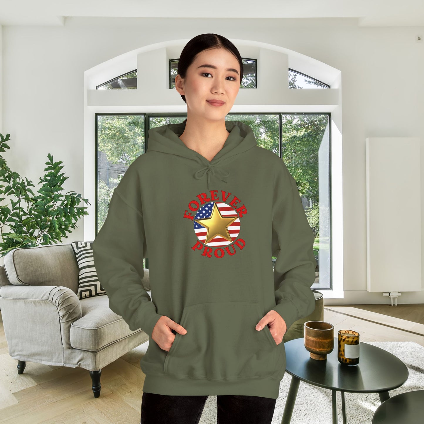 Gold Star Daughter Heavy Blend™ Hooded Sweatshirt