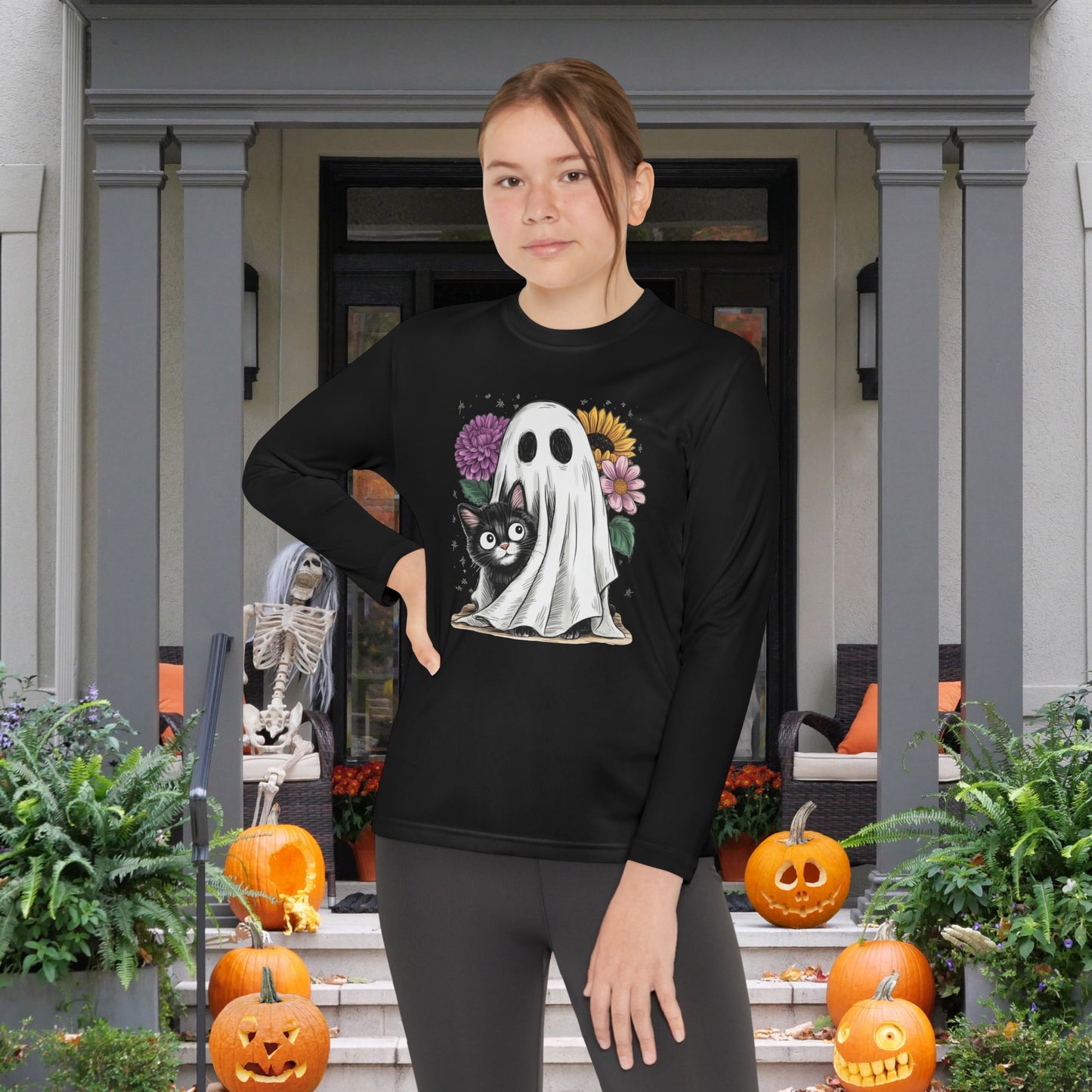 Boo & Purr Youth Long Sleeve Tee