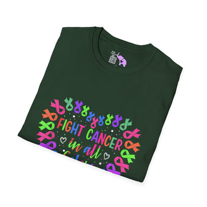 Fight Cancer in All Colors 12 T-shirt