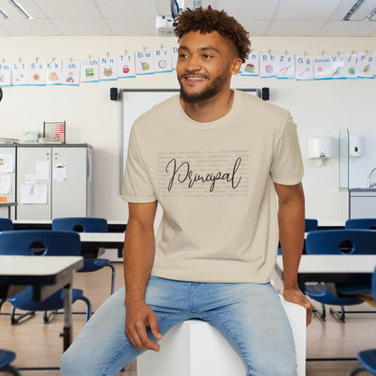 Principal (Descriptive Words) Adult T-shirt