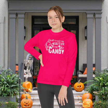 Will Trade My Sister For Candy Youth Long Sleeve Tee