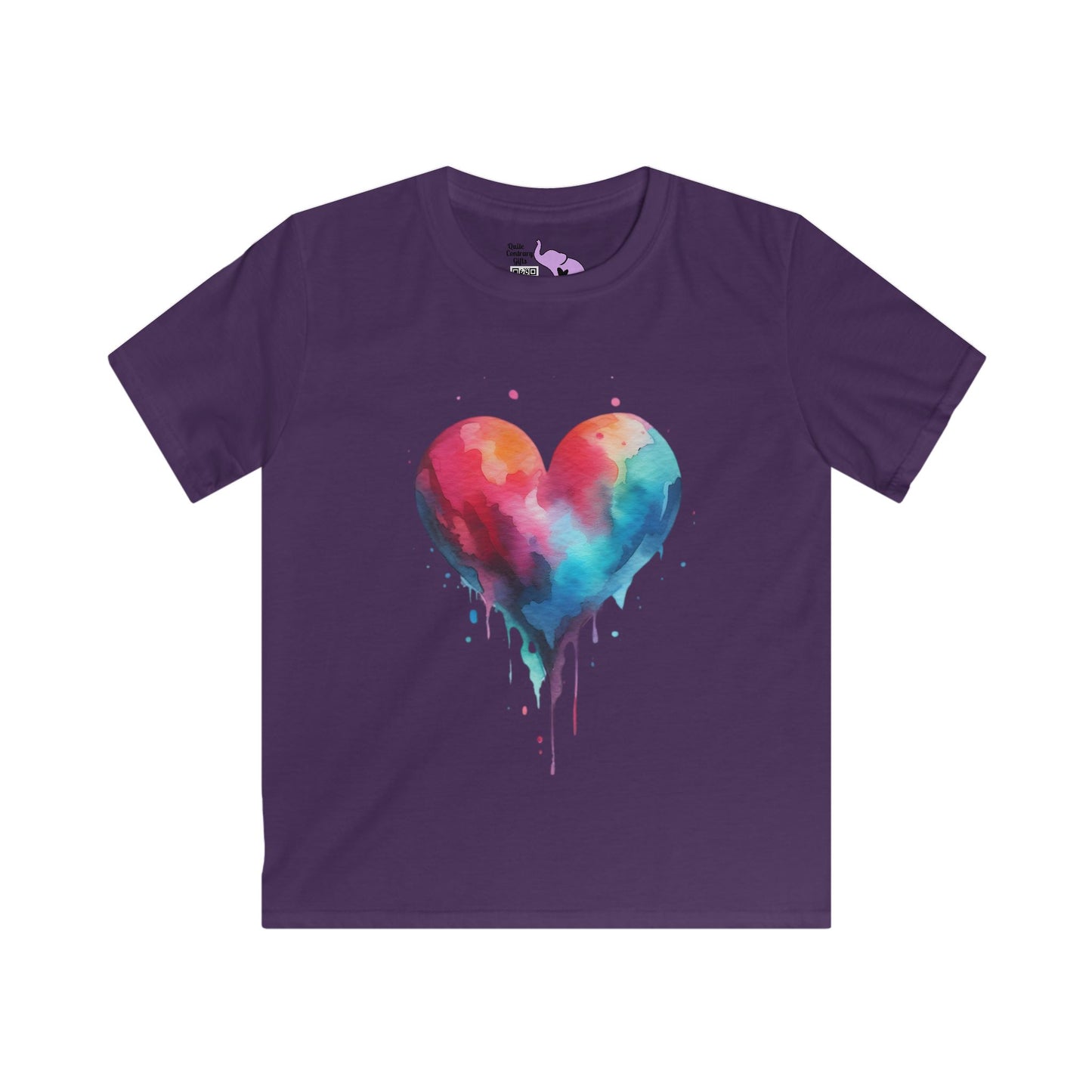 Heart Colorway Youth Softstyle Tee