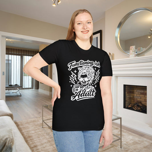 Functioning-Ish Adult Adult T-shirt