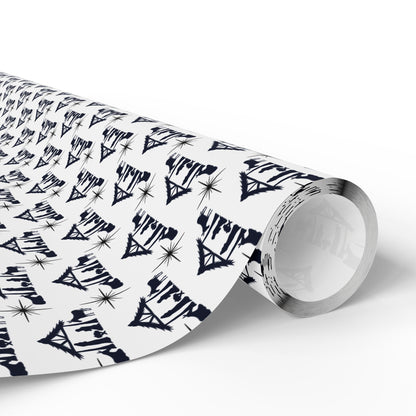 Simple Nativity Silhouette Wrapping Paper