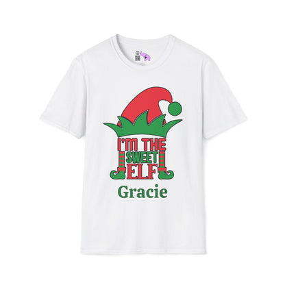 I'm The Sweet Elf Personalized Adult T-shirt