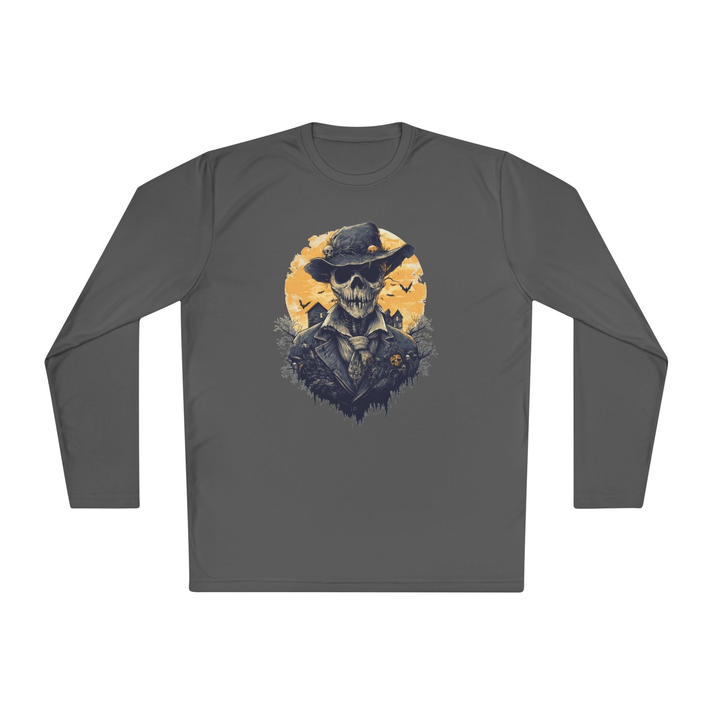 Halloween Scarecrow 2 Adult Long Sleeve Tee