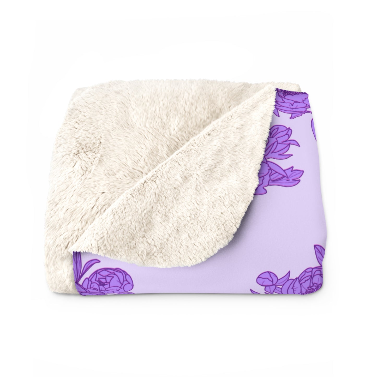 Royal Orchid Peonies Basic Bedding Set