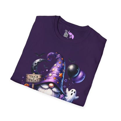 Trick or Treat Witchy Gnome Adult T-shirt
