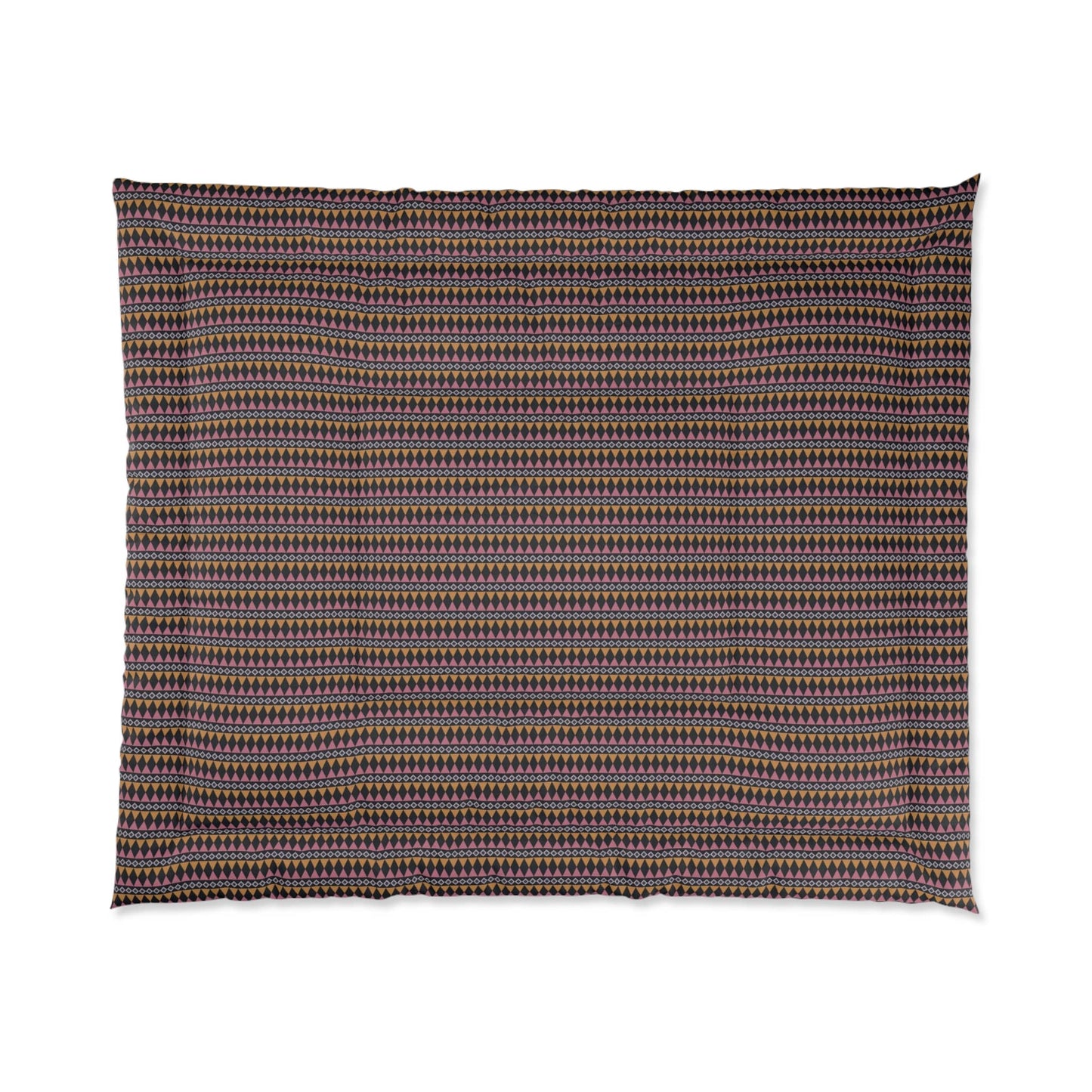 Midnight Clay Cairn Stripes Comforter