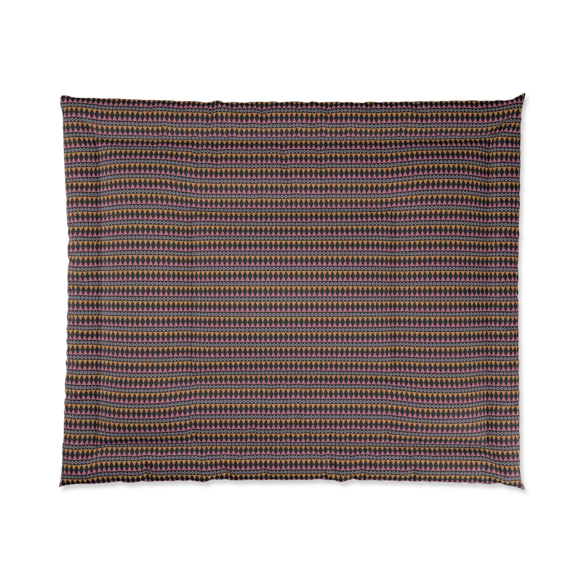 Midnight Clay Cairn Stripes Comforter
