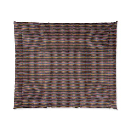 Midnight Clay Cairn Stripes Comforter