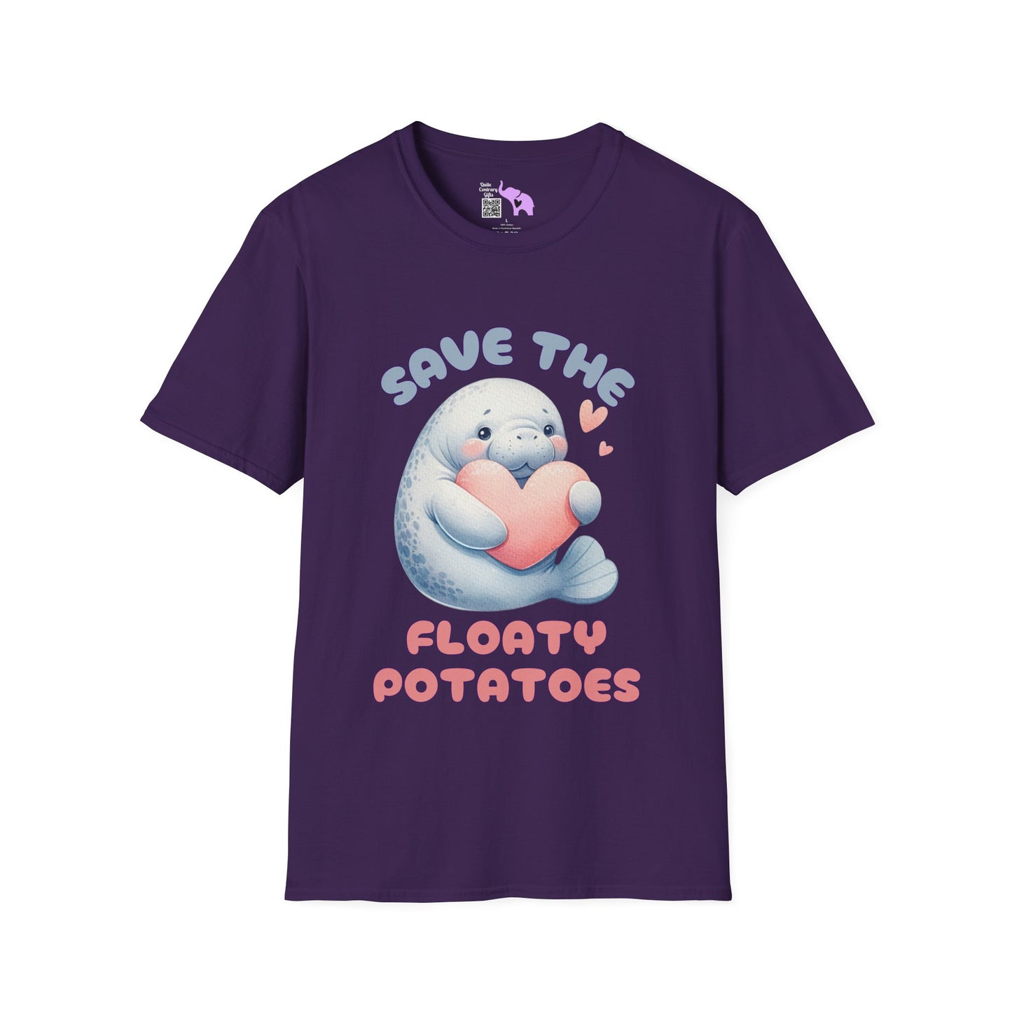 Save The Floaty Potatoes (Manatee) T-shirt