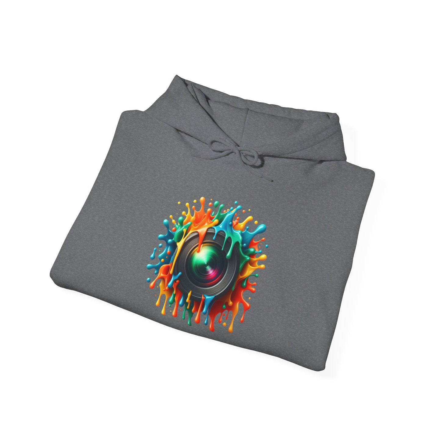 Colorful Cameral Lens Heavy Blend™ Hooded Sweatshirt