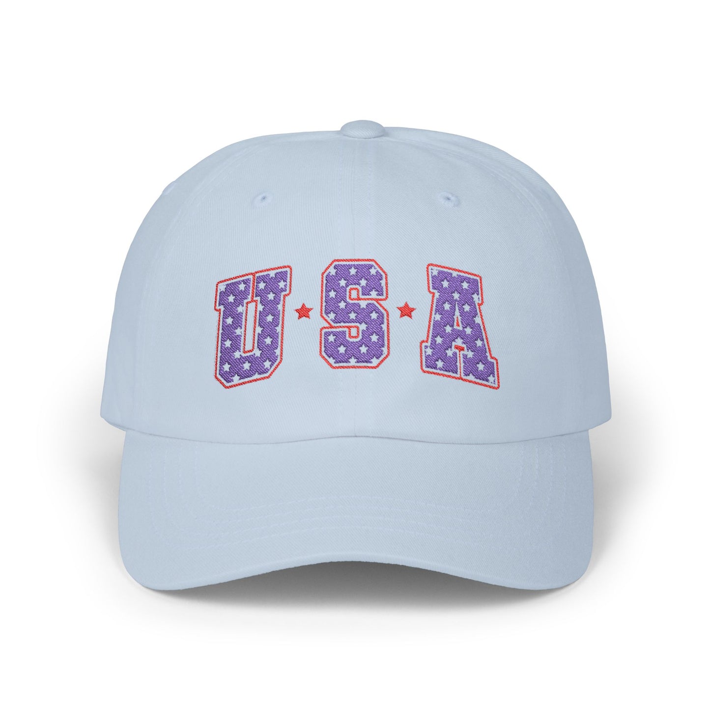 USA Stars & Stripes Embroidered Classic Dad Cap