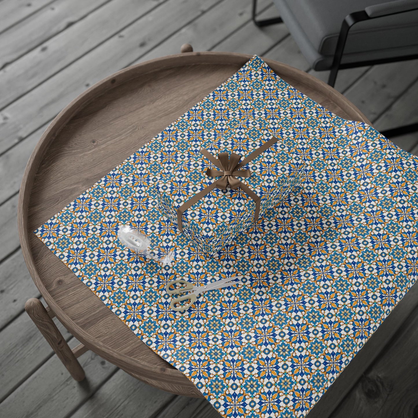 Talavera Sunburst Wrapping Paper